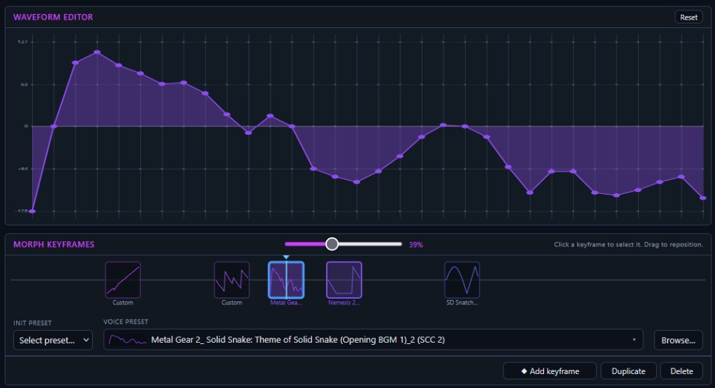 SCC Synth screenshot 2