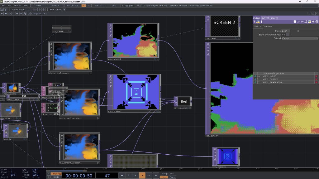 TouchDesigner MSX screenshot 1