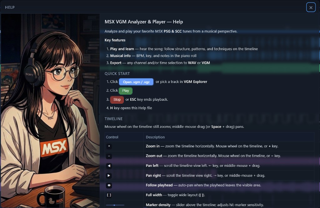 MSX VGM Analyzer & Player screenshot 5